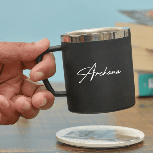 Personalized Steel Mug - Image 2