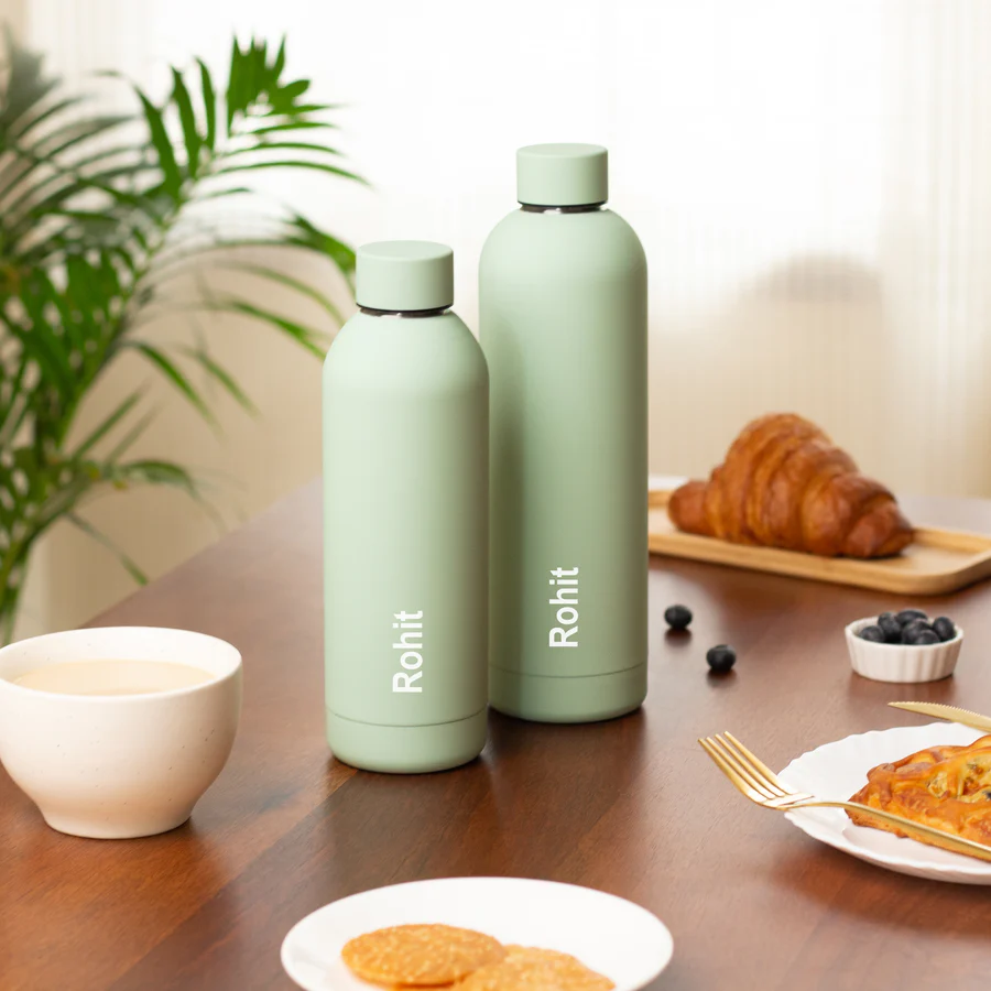 Quench - Personalised Water Bottle - Fern Green