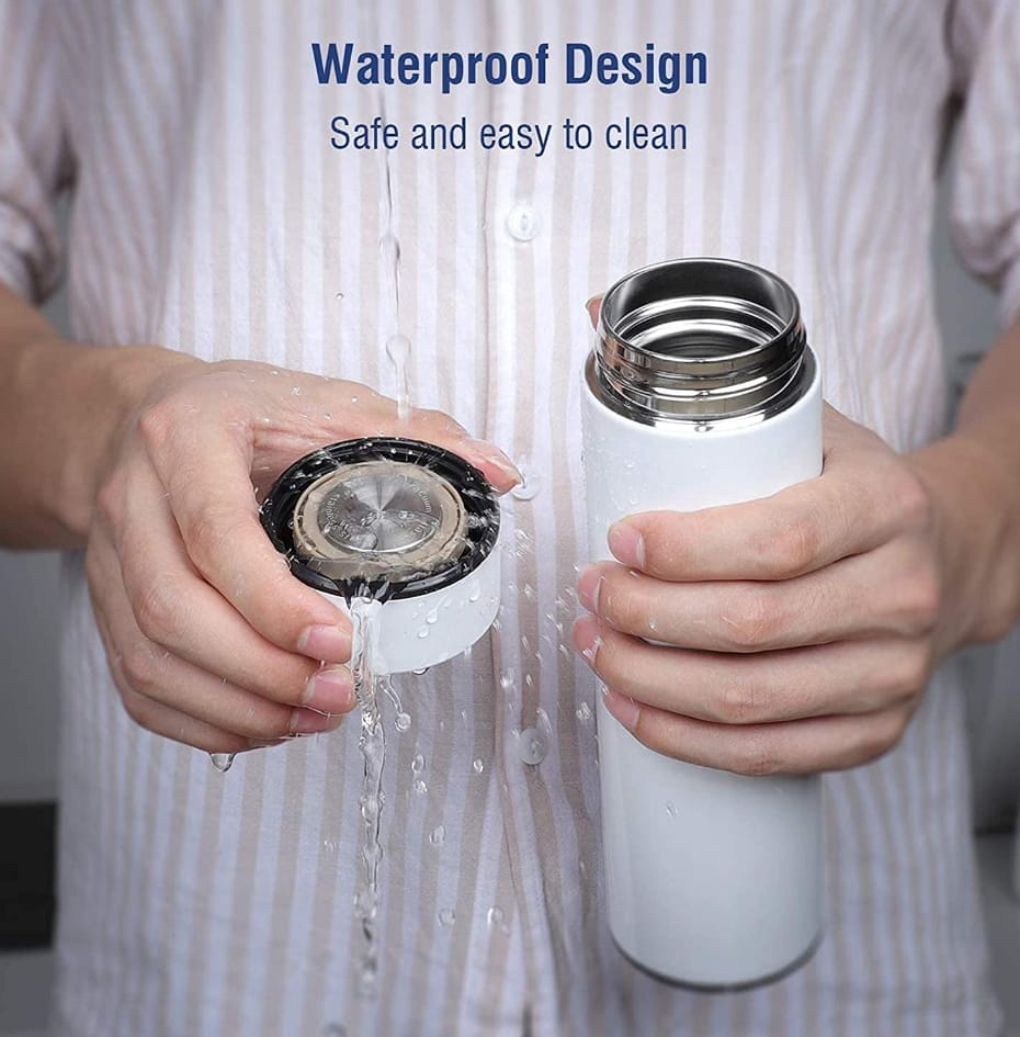 Custom Temperature Water Bottle ( Matte Black 750ml) - Image 6