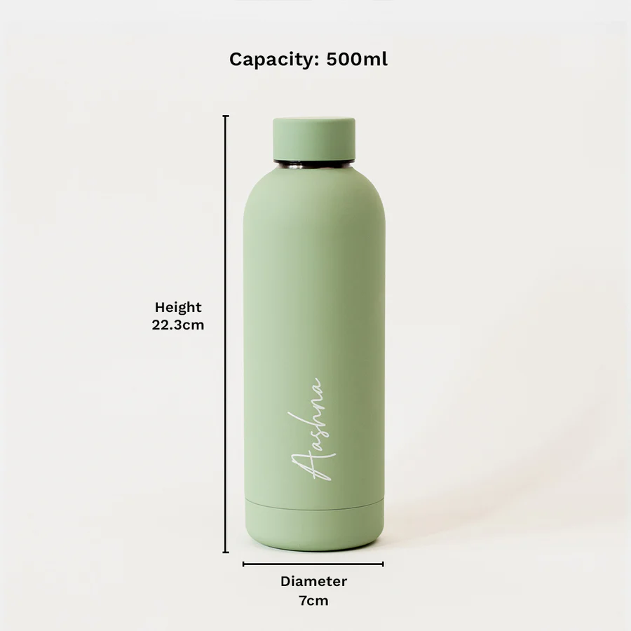 Quench - Personalised Water Bottle - Fern Green - Image 7