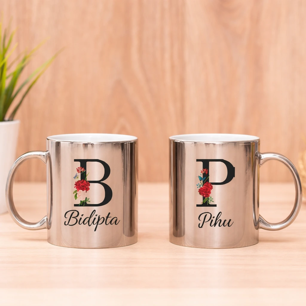 Personalized Silver Mug - Image 2