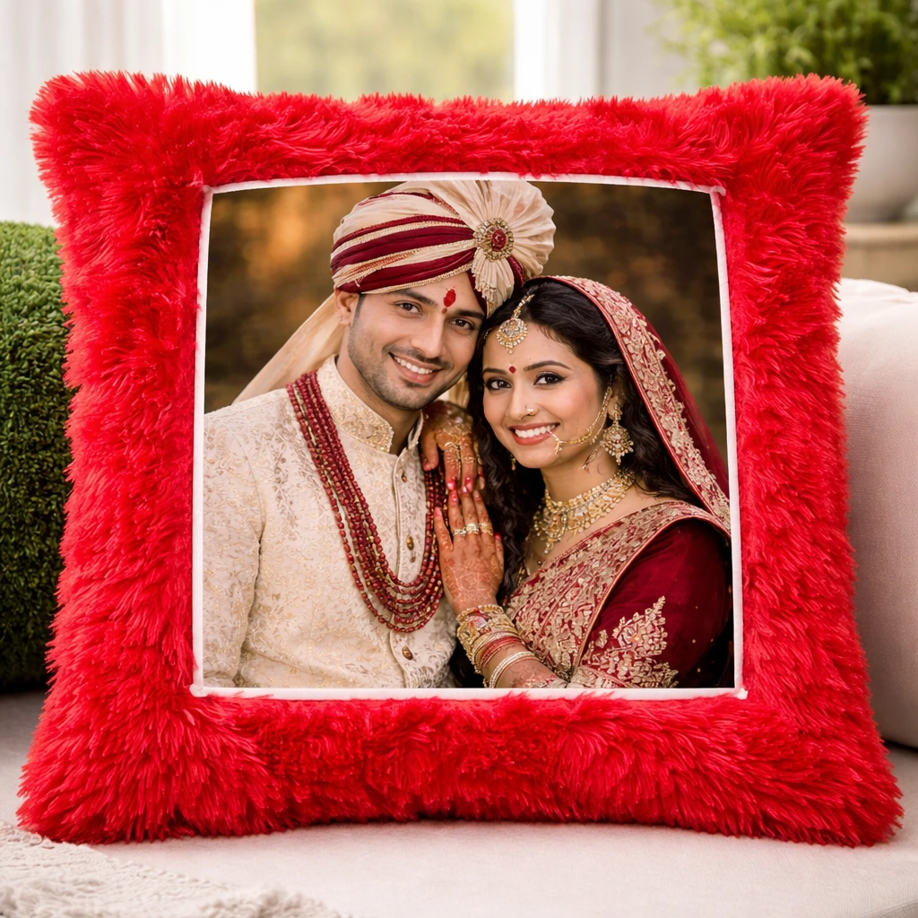 personalized photo cushion