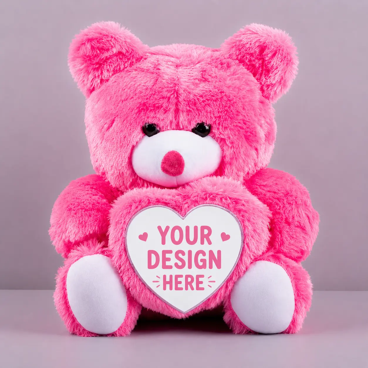 Custom Pink Teddy Bear with Your Design Here Photo Frame