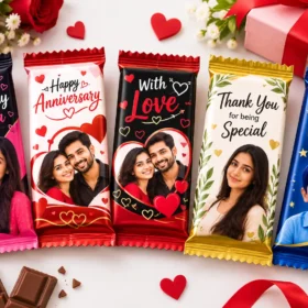 Personalized chocolate custom wrapper designs